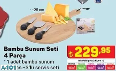 BAMBU SUNUM SETİ
